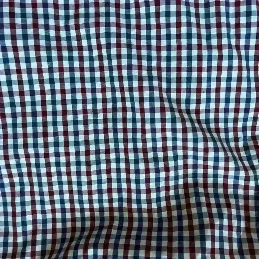 Jcrew red and blue checked button-up